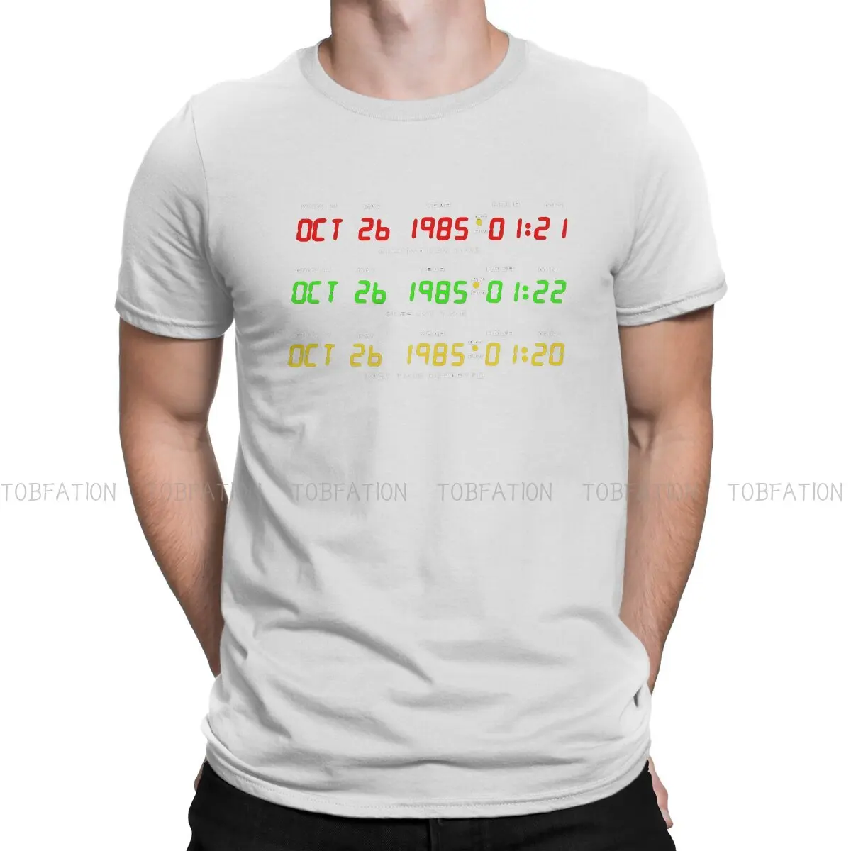 Back to the Future Time Circuits Graphic Men's Cotton T-Shirt