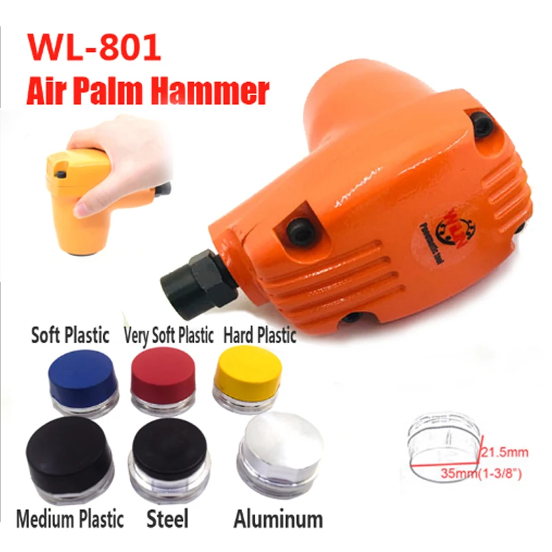 Wilin Pneumatic Air Tools Palm Of Hand Knock Beat Strike Hammer Scaler