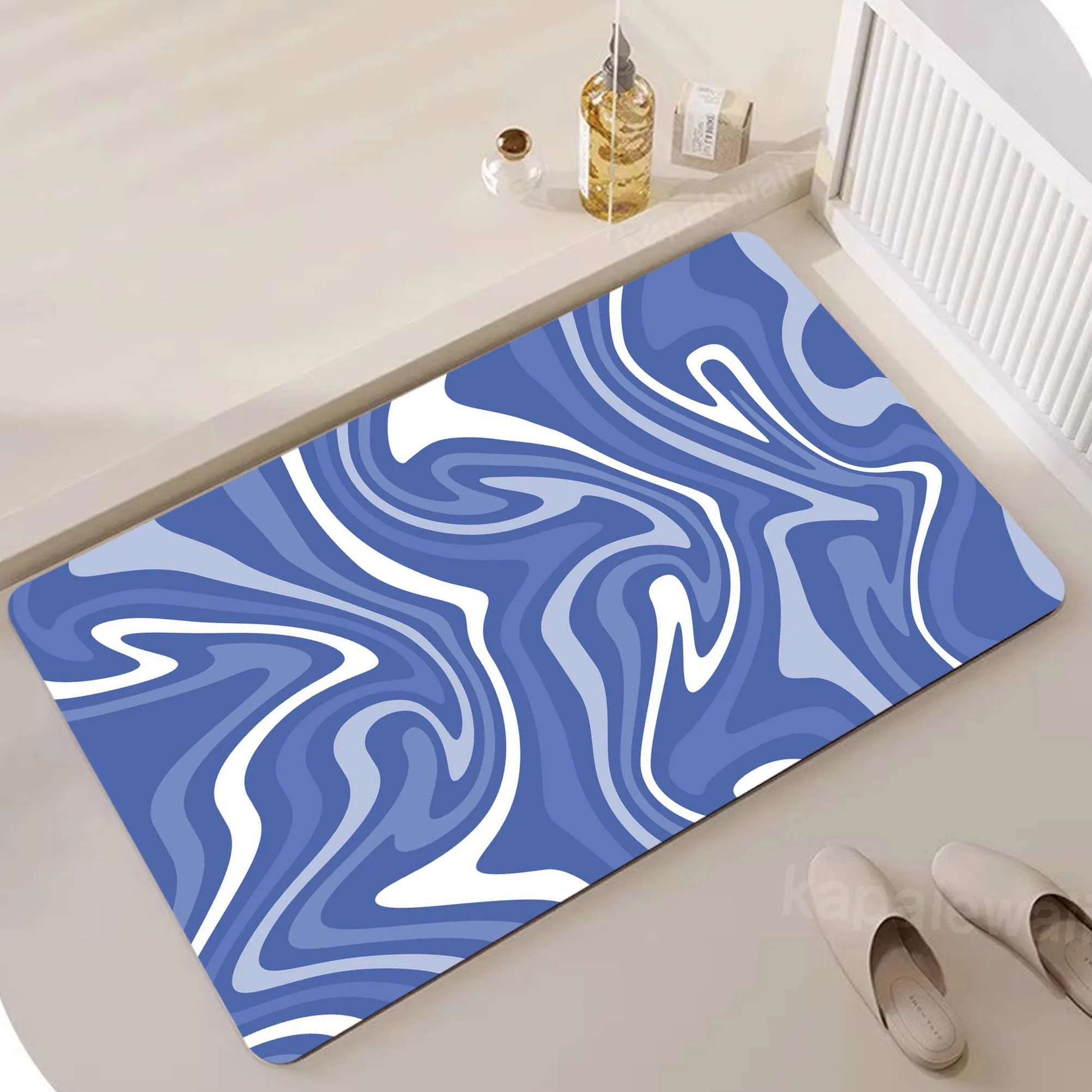

Diatom Floor Strata Liquid Carpets For Living Room Home Decor Light Luxury Fashion Bag Plaid Abstract Soft Bedroom Non-slip Mat
