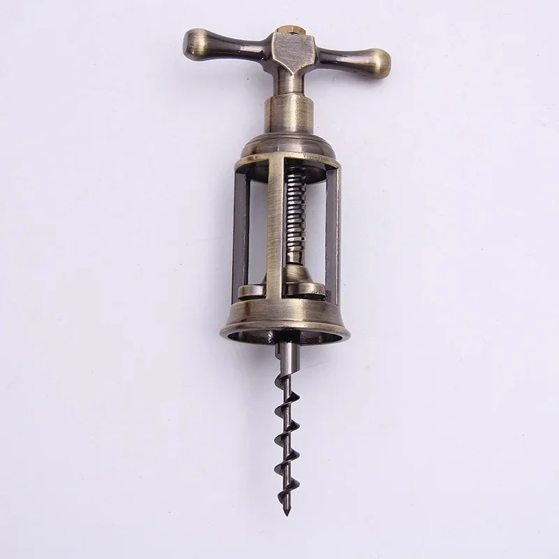 Retro Red Wine Bottle Opener Zinc Alloy Corkscrew Cork Puller Remover  Champagne Antique Bronze - AliExpress