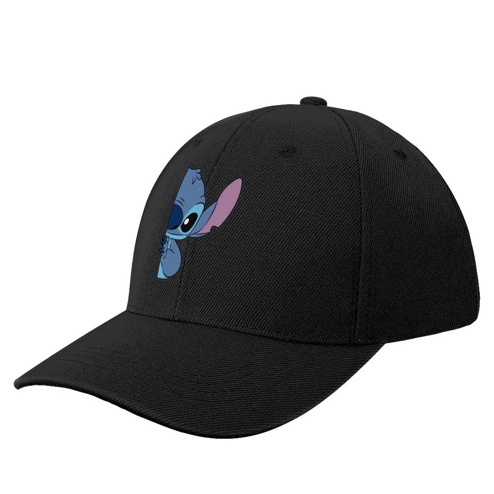 

Fashion Disney Anime Cartoon Stitch Hat Print Cartoon Peaked Cap Summer Sun Hat Men's and Women's Classic Travel Baseball Cap