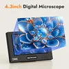 4.3inch LCD Digital Microscope 1000X Video Microscope for Adult with 8LEDs Soldering Microscope for Repair，pcb，plants Microscope 2