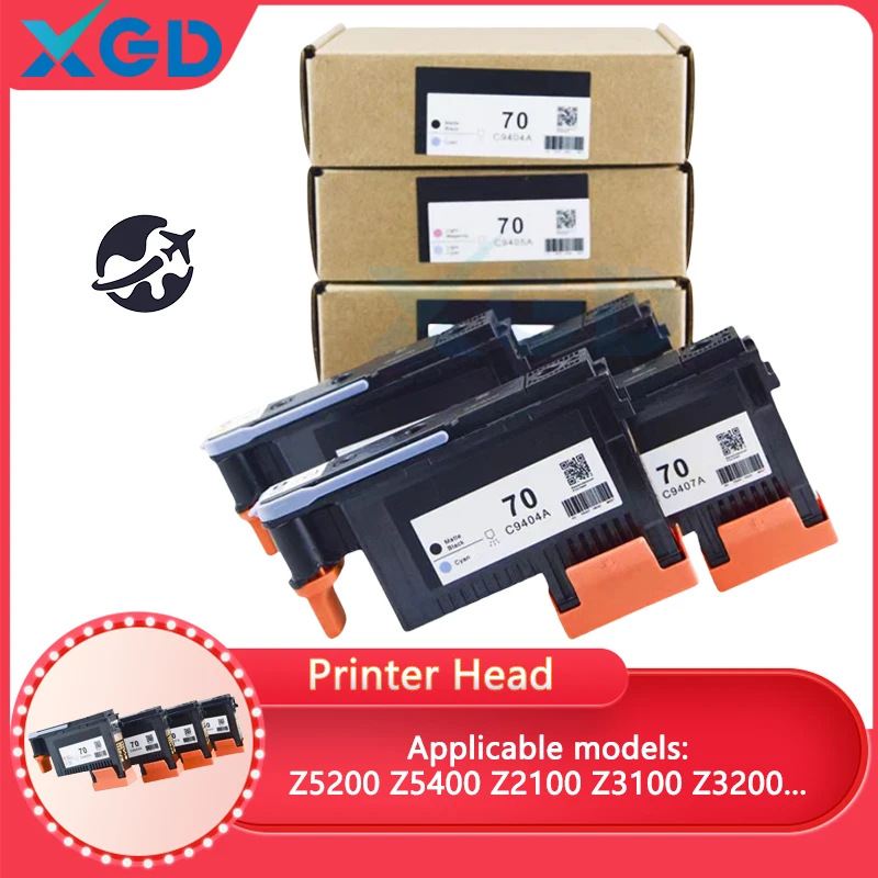 

Головка принтера для HP 70, печатающая головка DesignJet Z5200 Z5400 Z2100 Z3100 Z3200 Printer C9404A C9405A C9406A C9407A C9408A C9409A C9410