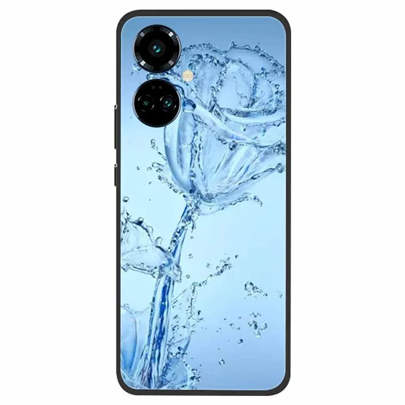 Tecno Camon 19 Shockproof Soft Silicone TPU Back Cover - Cute Design