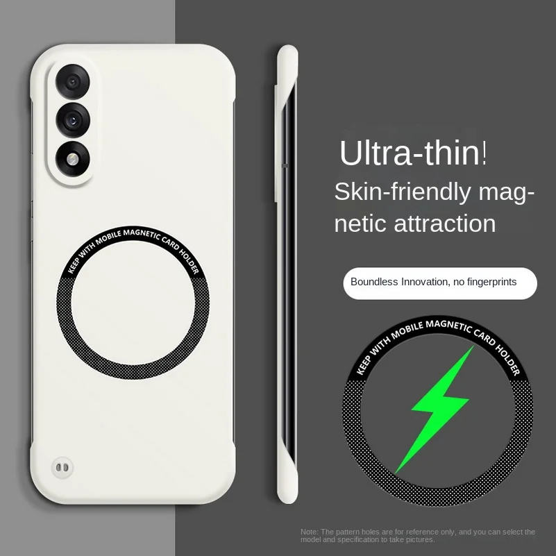 Ultra-Thin Frameless Magnetic Phone Case with MagSafe Compatibility