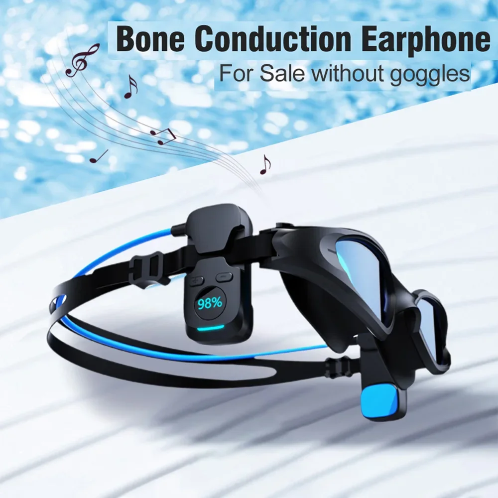 

Bone Conduction Wireless Bluetooth Earphones IPX8 Waterproof Swimming Underwater Music MP3 Player with Mic 8G Memory Headphones