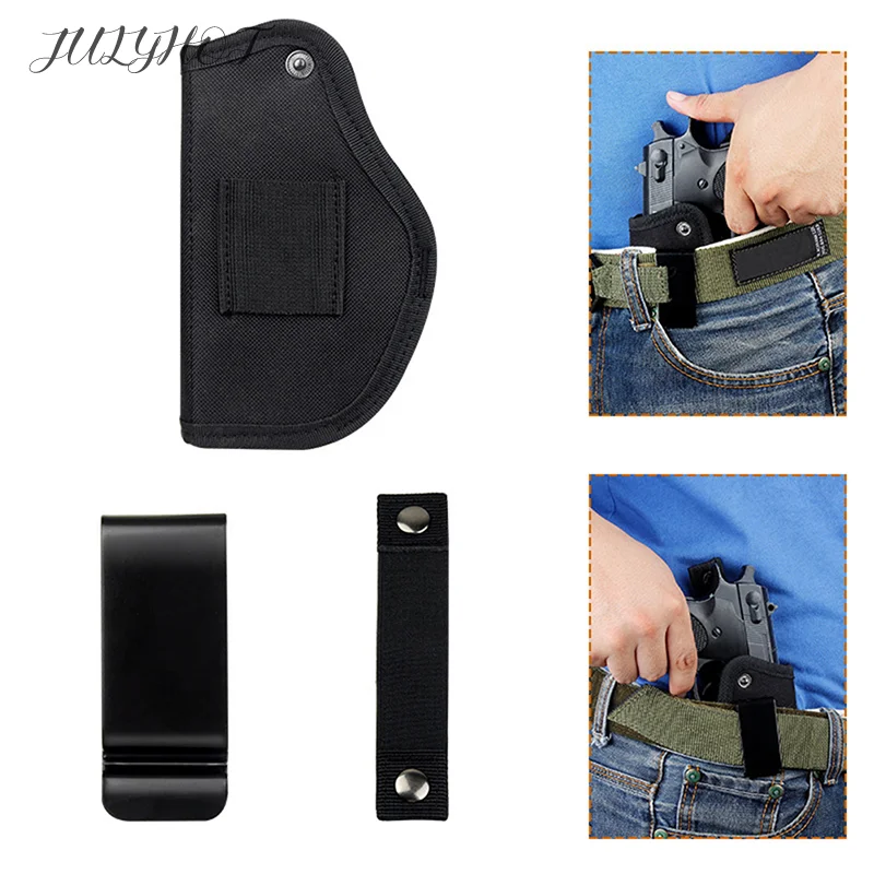

Универсальная тактическая кобура для скрытого растяжения, кобура с металлическим зажимом для ремня, сумка для страйкбола для всех размеров, для улицы