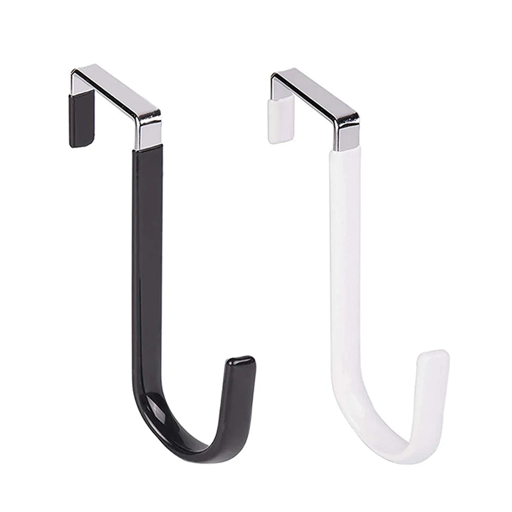 Colgador de puerta compacto resistente al desgaste, suministros de baño,  gancho de puerta trasera, colgador de corona - AliExpress