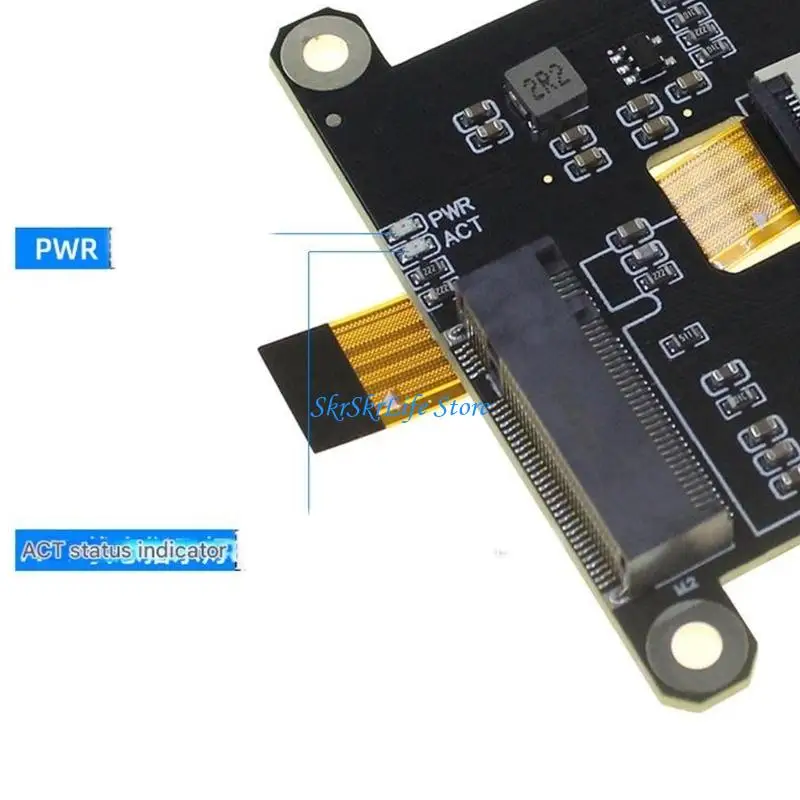 단일 보드 컴퓨터용 E65E PCIe-M.2 2230 2242 2280 NVMe 하드 드라이브 어댑터