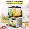 VEVOR Commercial Slushy Machine 15L Double Tank Margarita Machine Stainless Steel Frozen Drink Machine Perfect for Cafes Bars 2
