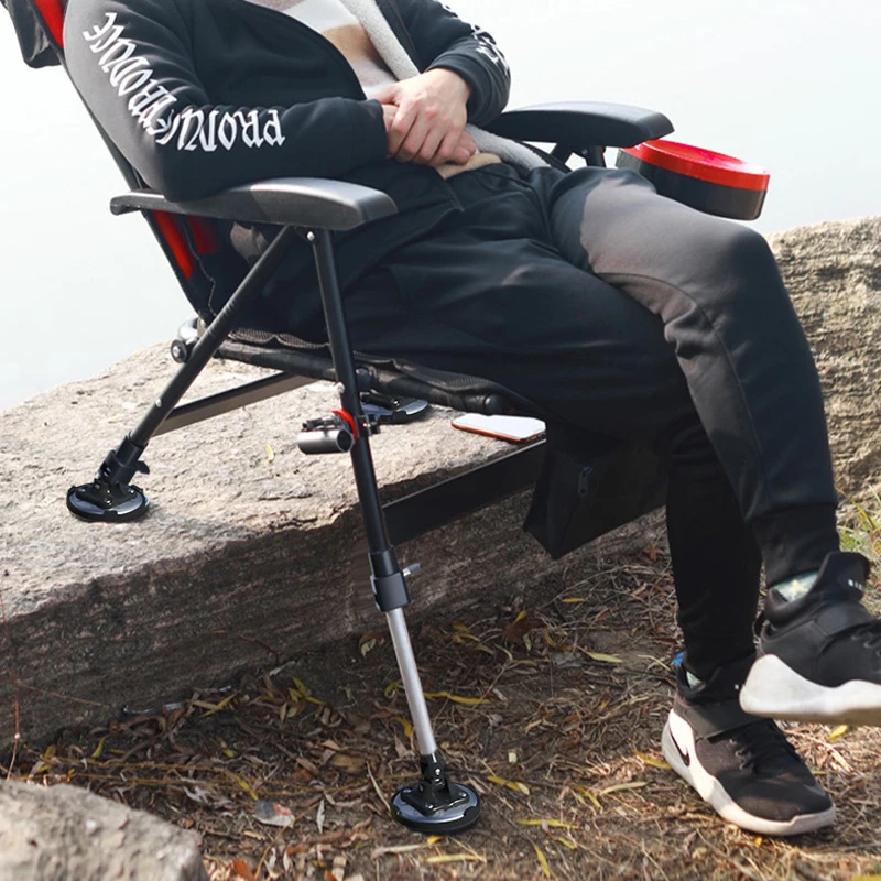 Portable Camping Chair Multifunctional European-style Folding Deck Chair Outdoor Fishing Raft Fishing Chair Gear Supplies