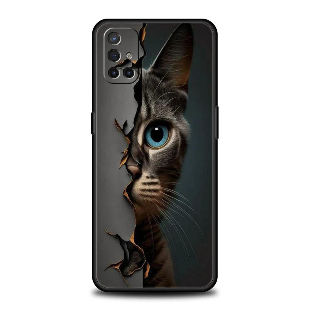 Adorable Cat Silicone Phone Case - Durable TPU Cover