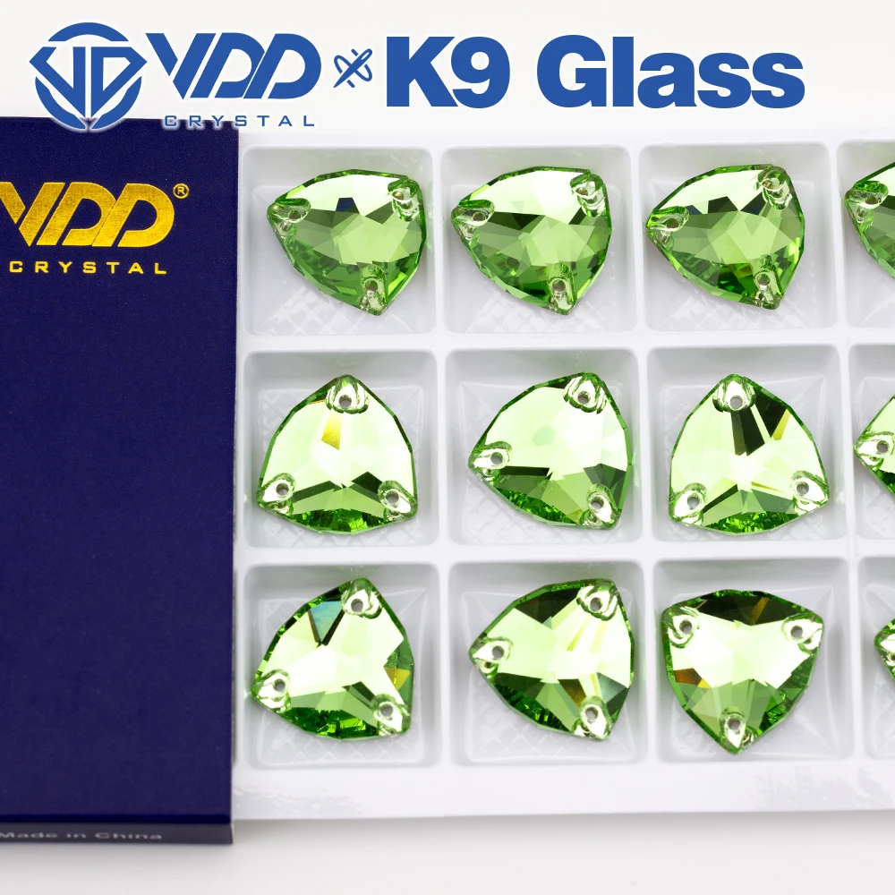 VDD Großhandel Trilliant Top Qualität K9 Glas Nähen Auf Strass Kristall Box-verpackt Flatback Nähen Steine Für DIY Taschen kleidungsstück – Detail 16