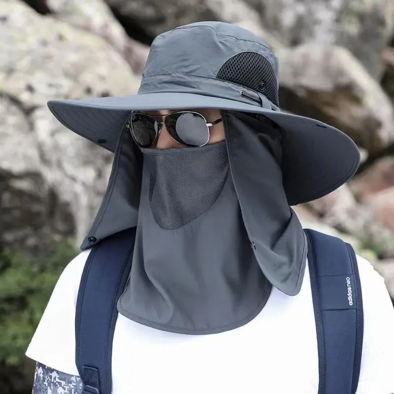 

2023 Gentle Vacation Mountaineering Hundreds Sun Protection Cap Female Bow Easy To Carry UPF50+ Mask Foldable Unisex