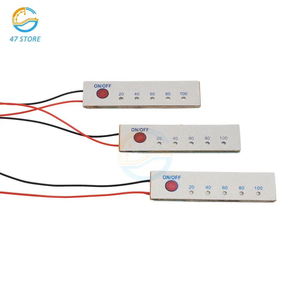 1S 3S 4S 18650 Lithium Battery Pack Battery Level Display Panel LED Percentage Indicator Tester Li-po Li-ion Capacity Indicator 5