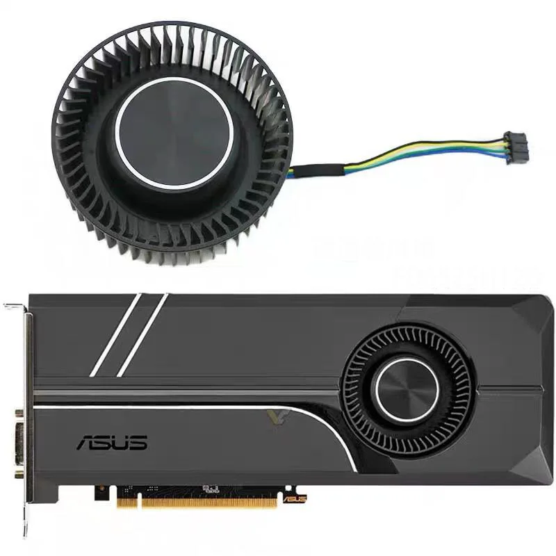 

Вентилятор для видеокарты ASUS GTX1070 1070Ti 1080 ti, FD6525H12D, 12 В, 1,30 А, 4-контактный, 66 мм, для видеокарт 1080