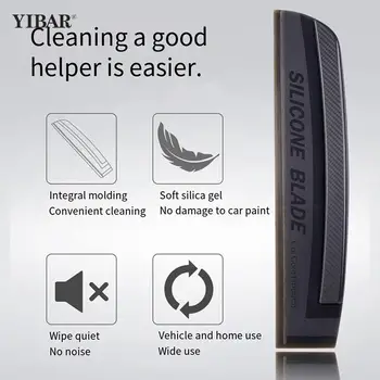 긁힘 없는 부드러운 실리콘 핸디 스퀴지 자동차 랩 도구, 물창 와이퍼 건조 블레이드, 스크레이핑 필름 스크레이퍼 액세서리