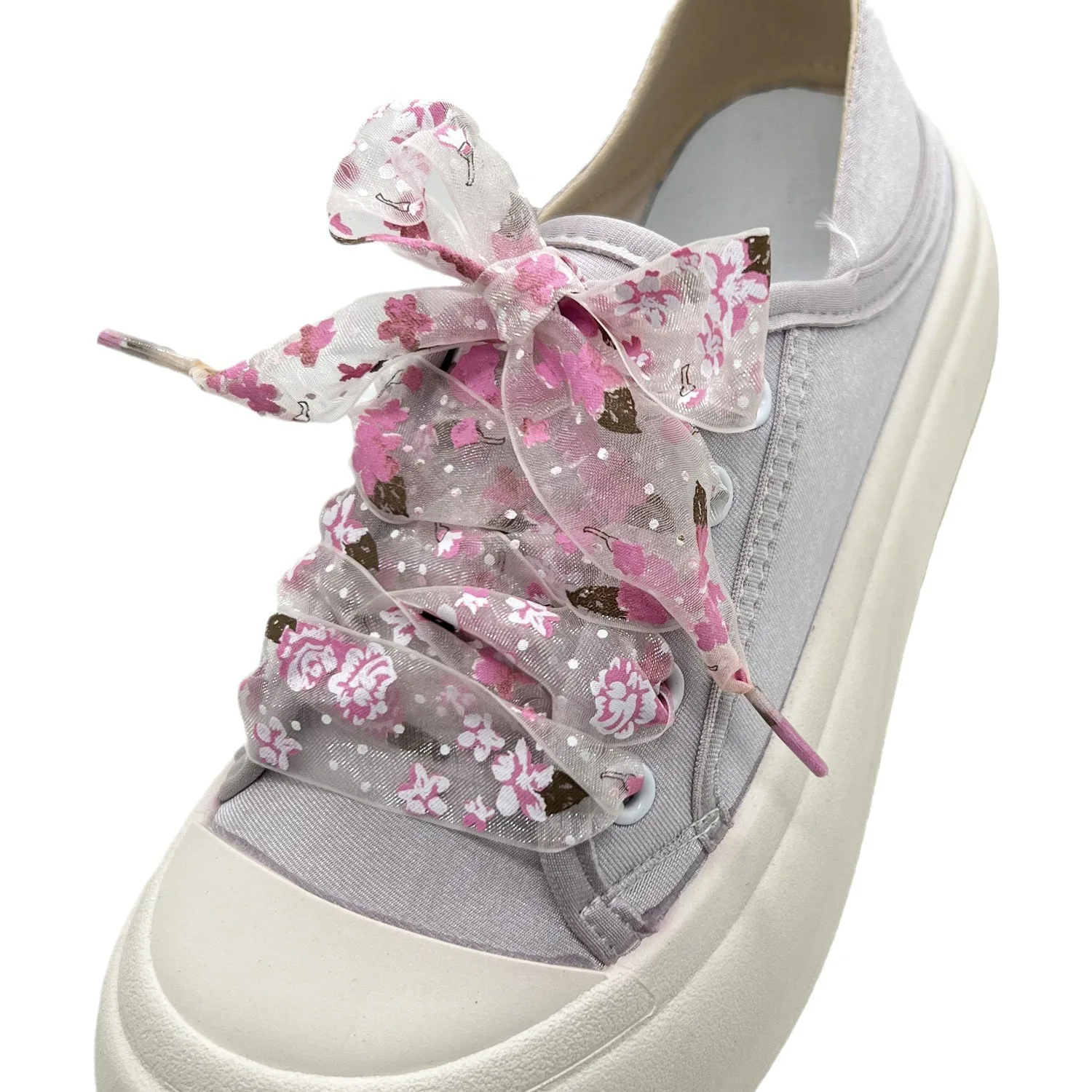 New Width Flat Shoelace Printed Lace Shoelaces for