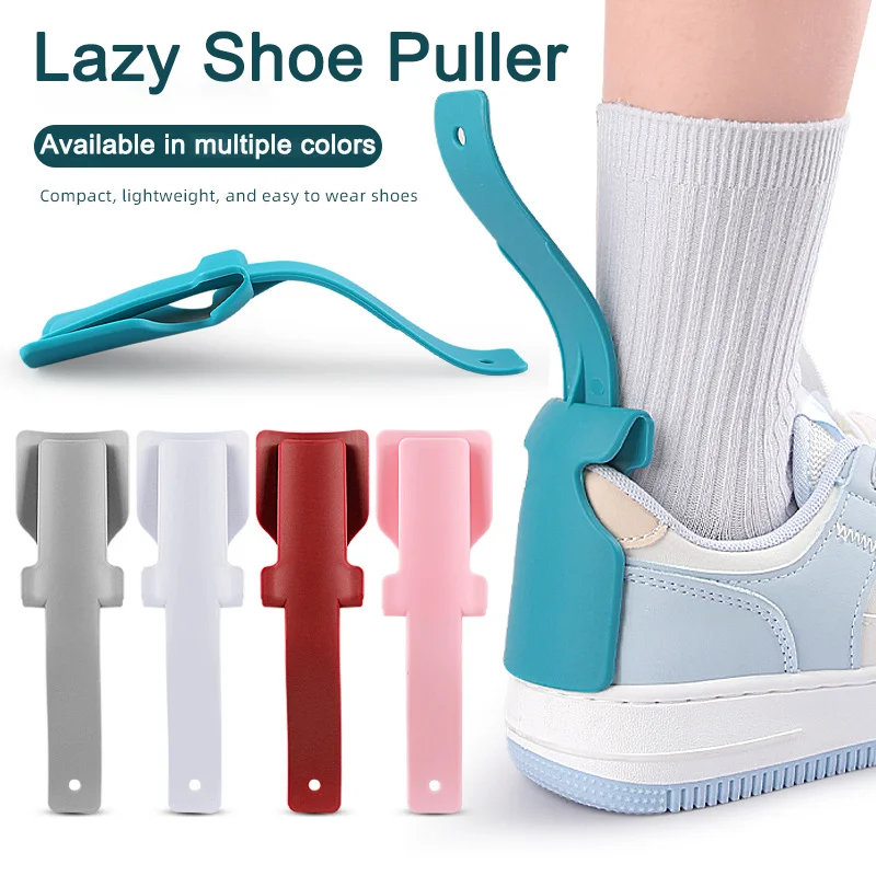 2pcs Shoe Pulle Portable Lazy Shoe Lifter Easy on And Off Shoes Accessorie Tool Shoe Helper Unisex Shoehorn for Children Elderly