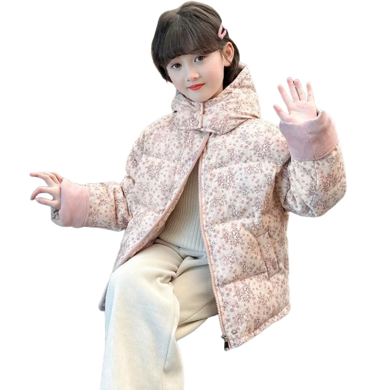 귀여운 캐주얼 코트 세트 패션 아동복 세트 슬로즈드 키즈 콩게스 겨울 작업복 소녀 아우터웨어 소녀 파카 소년