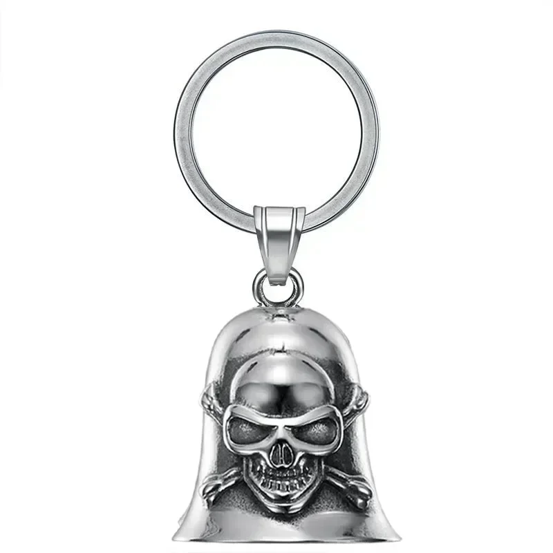 Lion King Pendant and Keychain with Uniquely Carved Bell - Retro Design