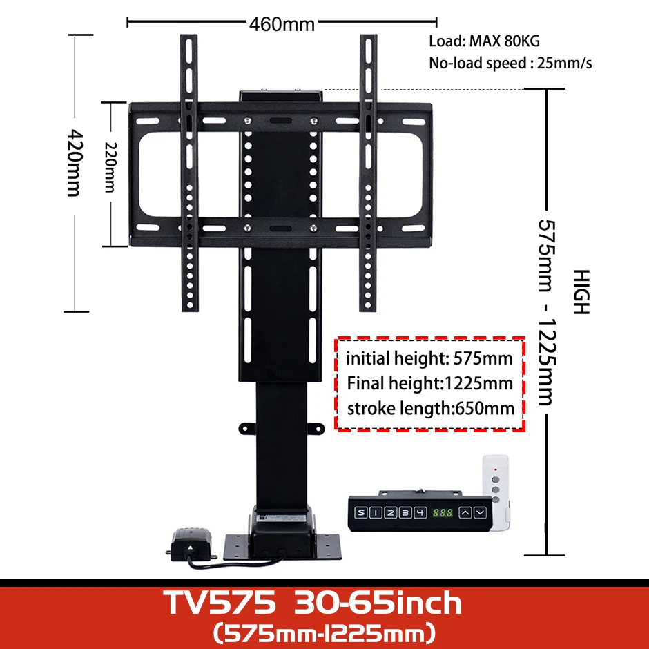 VEVOR Support Tv Télévisions 26 à 50 pouces Pied Tv Universel Téléviseur  LCD/LED/Plasma Incurvés Hauteur Réglable 94,5-164,5 cm Charge Maximale 60  kg