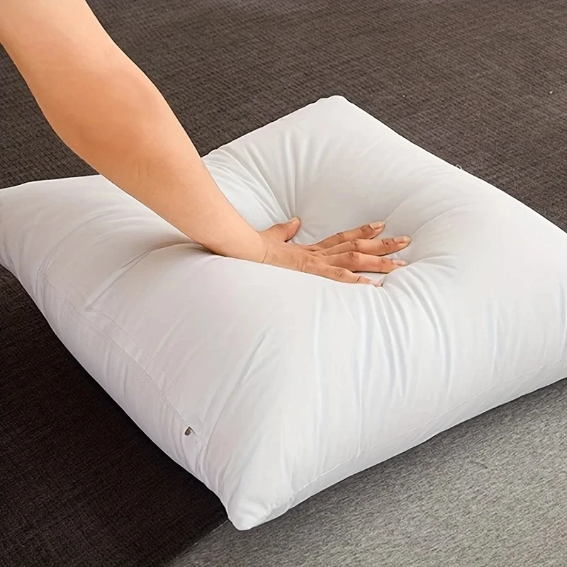 100%cotton Standard White Bounce Back Pillow Cushion Core Sofa Car Seat Home Interior Decor Pillows30x30/40×40/45×45/60x80cm BEST SELLERS