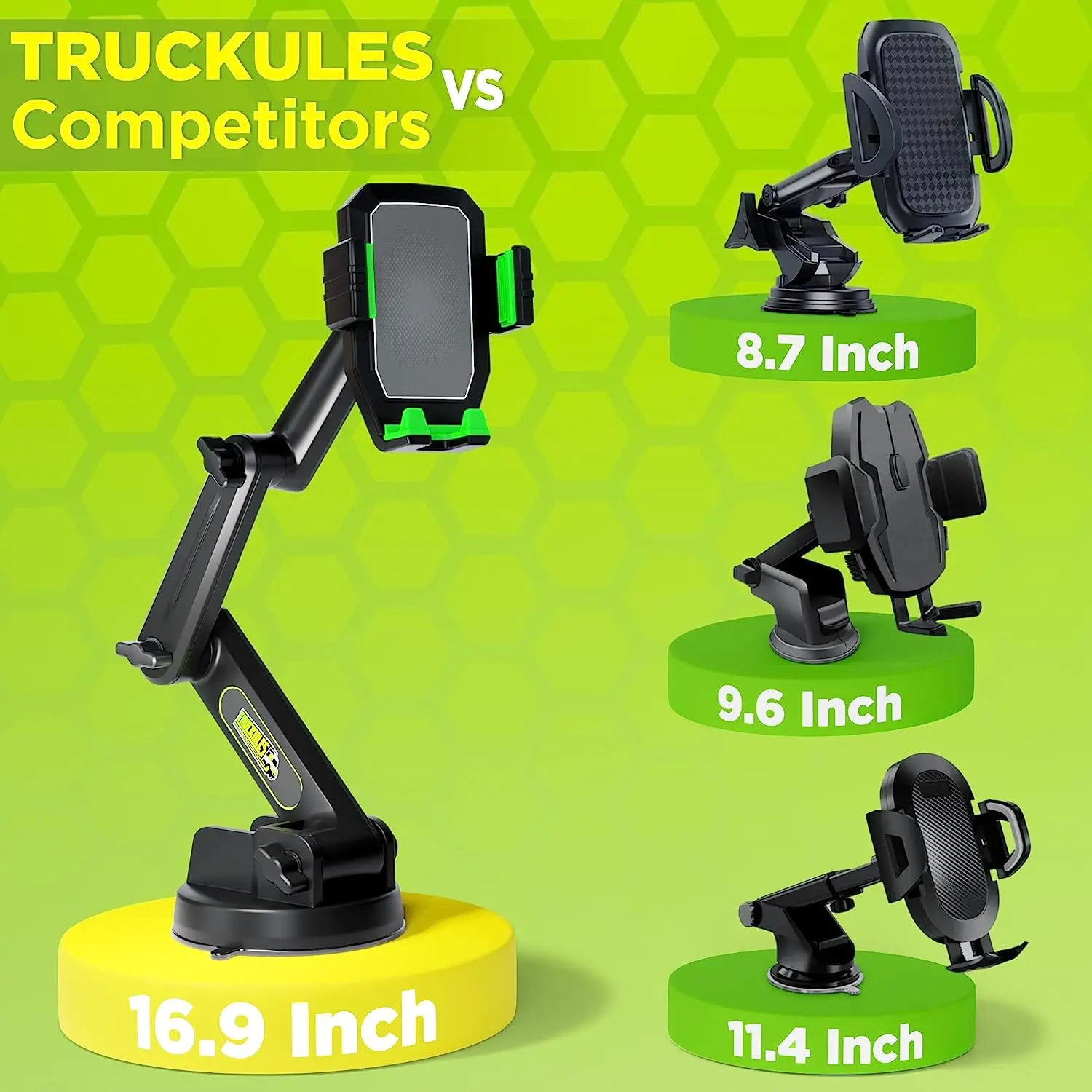 Windshield Car Phone Mount 360-Degree Rotation Long Arm Gps Holder Strong Suction Cup Dashboard Nrack phone holder,mobile phone holder,gps holder,gps suction cup mount