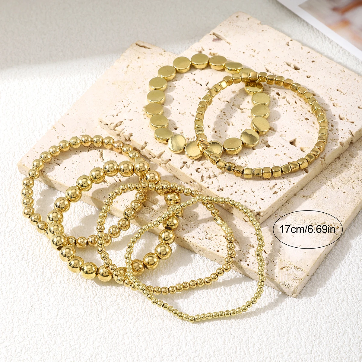 Boho Beaded Bracelet Set 5