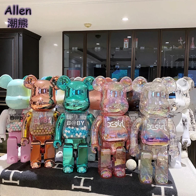 

Large Size Bearbrick 70cm Toy Anime Figure Bearbrick 1000% Action Figure Decorate Model Doll Christmas Birthday Gift