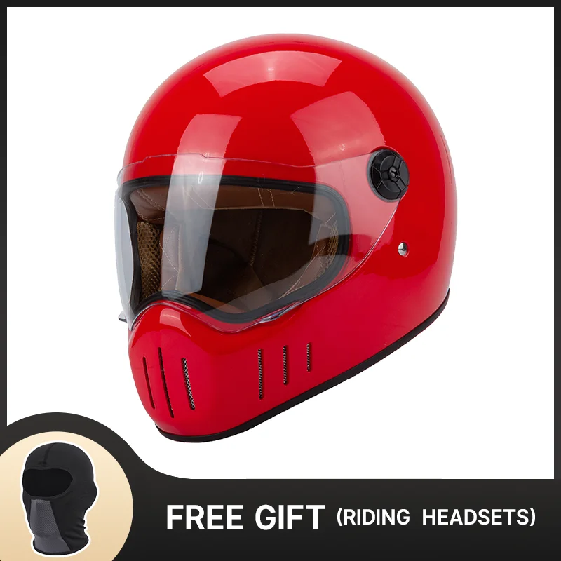 

Best Ventilated Full Face Motorcycle Helmet ABS Shell Moto Motocross Helmet Windproof Unisex Capacete De Moto Femenino