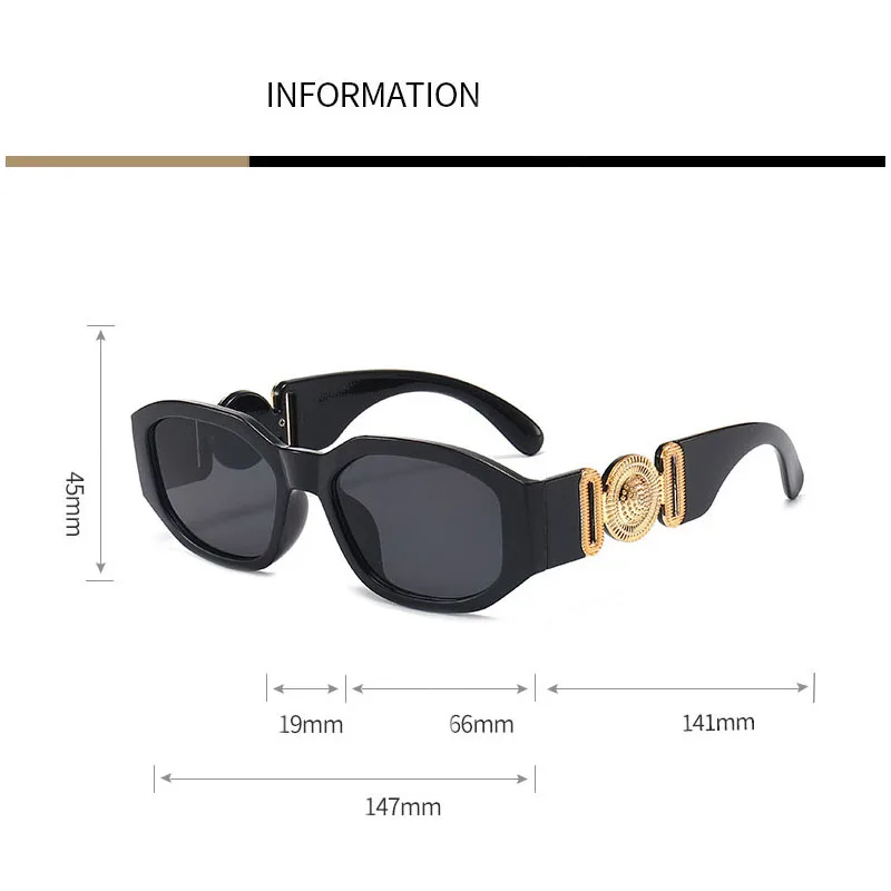 Irregular Sunglasses Vintage Men Women Small Frame Shades Car Sunglasses 5208