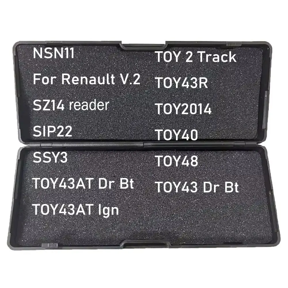 69-81 LiShi 2 in 1 NSN11 SZ14 SIP22 SSY3 TOY43AT TOY2Track TOY43R TOY(2014) TOY40 TOY48 TOY43 Locksmith Tools For All Types hot lishi tool lishi tool