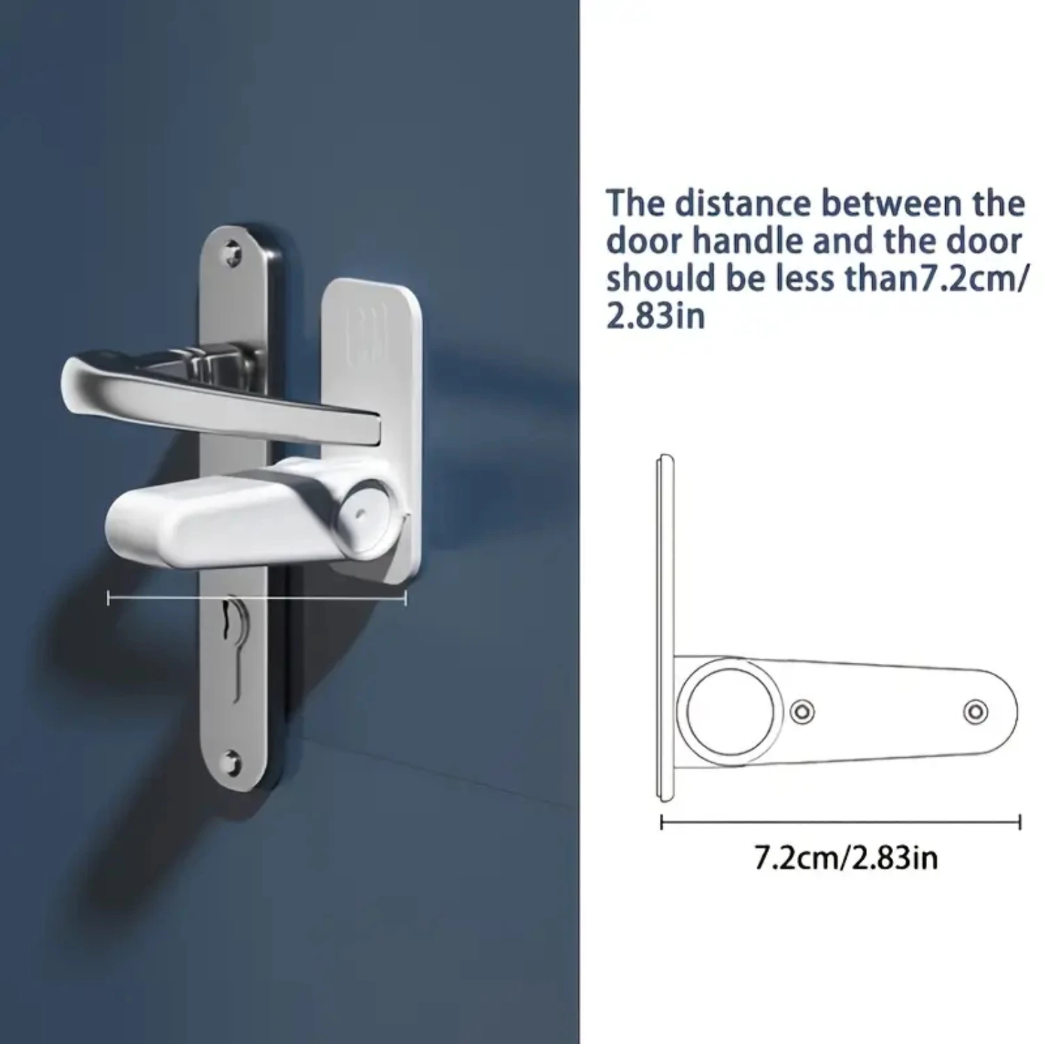 Childproof Baby Safety Lock Safe and Secure-Prevent Accidental Openings-Perfect for Curious Babies and Pets Ultimate Door