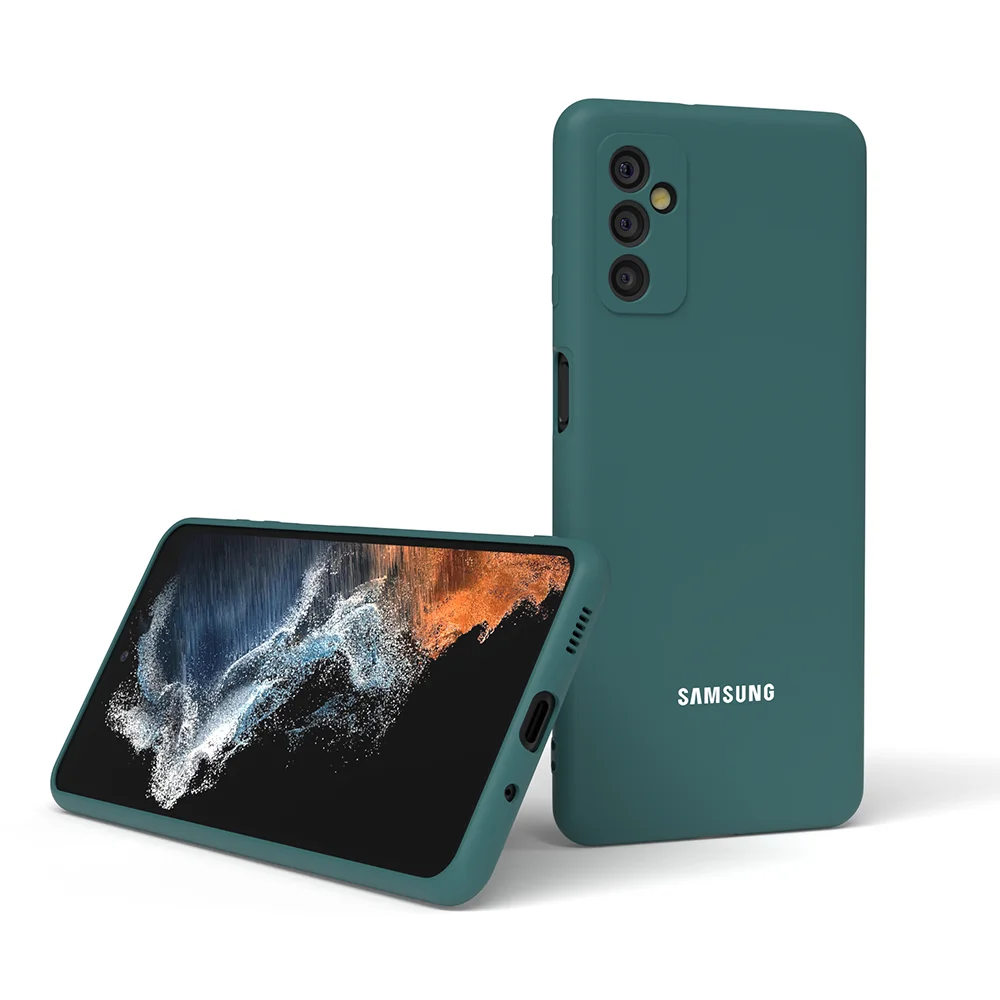 Premium Liquid Silicone Phone Back Protective Cover - Universal Design for Samsung Galaxy Series