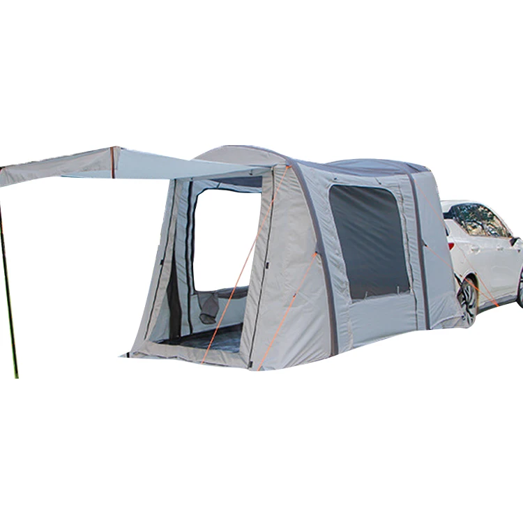 

2022 Hot Sale Outdoor Multifunctional Automatic Tent Waterproof Retractable Car Rear Tent folding car cover tent