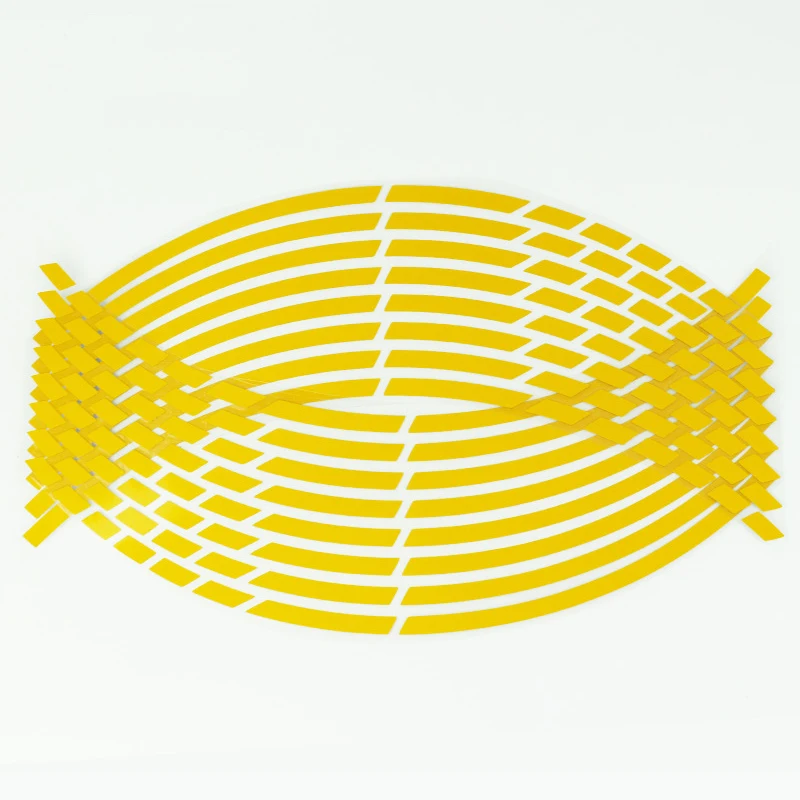 16Pcs/set Car Motorcycle Wheel Tire Rim Reflective Stickers Auto Motorbike Night Safety Driving Sticker Decals Moto 