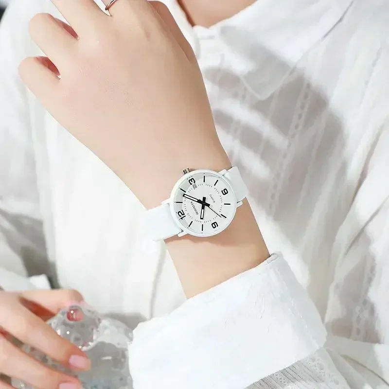 Simple Women Digital Waterproof Watch Calendar Silicone Tape Quartz Watch Student Girls Wristwatch Montre Femme Relogio Feminino quartz watch,digital watch