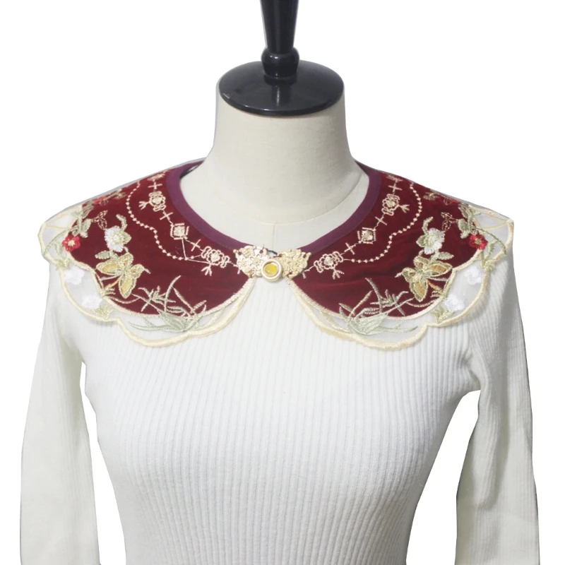 

Chinese Hanfu False Collar Girls Clothes Decorative Butterfly for Hoodie Sweater and Dress for Lady Girl Ancient Collar