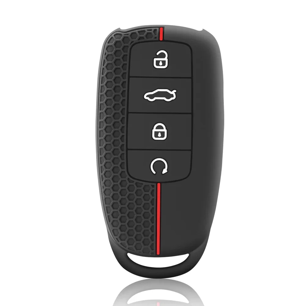 Silicone Fashion Car Key Protector Cover - Stylish Fob Accessories