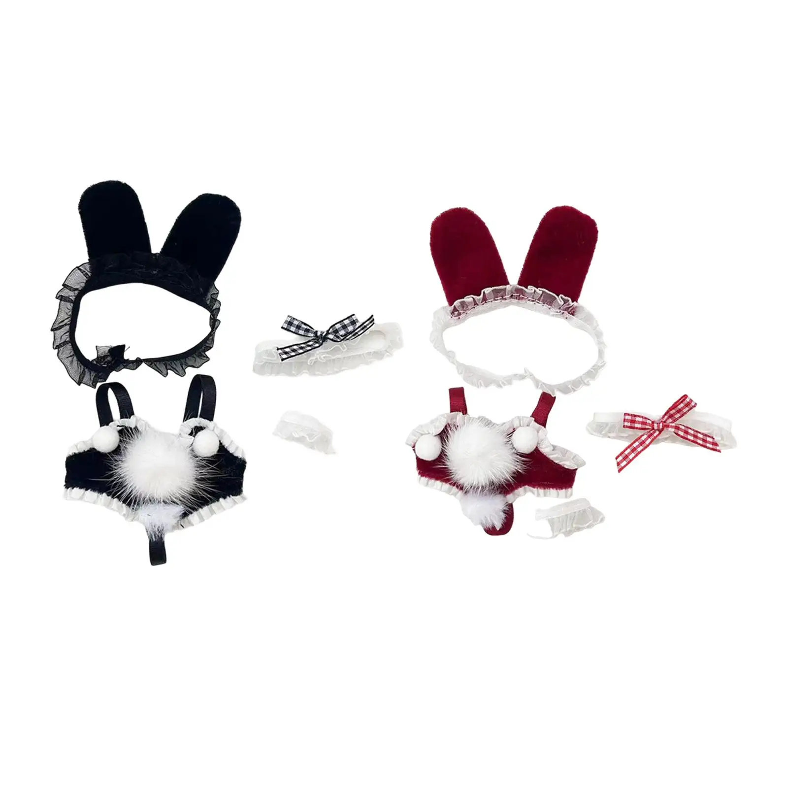 Plush Doll Clothes for Little Girls Stuffed Doll Clothes Dress for 17 Doll