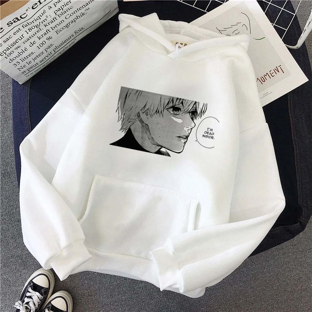 

Tokyo Ghoul hoodies women japanese vintage streetwear harajuku Hooded Shirt pulls female long sleeve top Hood