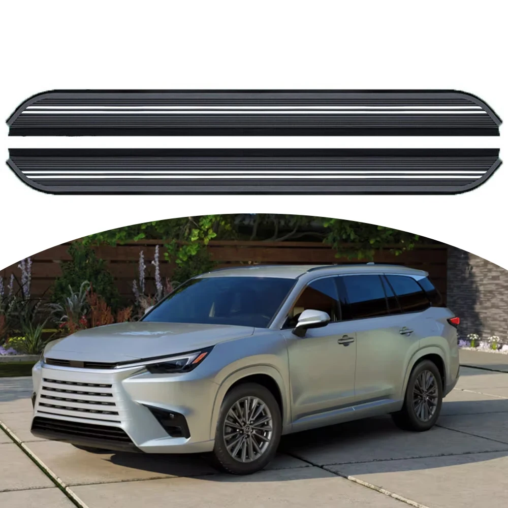 

Running Board Side Step nerf bar Pedal Protector fits for All New Lexus TX 2024 Side Step Rail Board 2 pcs