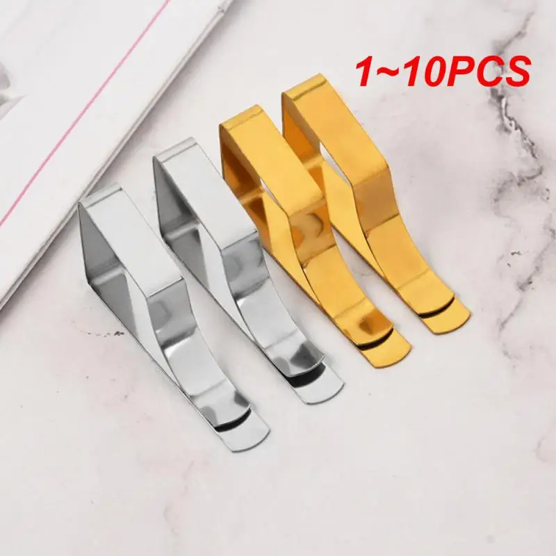 

1-10 шт., цельный зажим для скатерти из нержавеющей стали