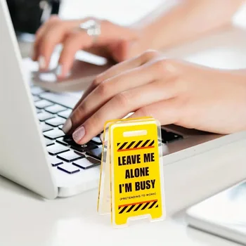 Clear Acrylic Desk Name Sign 1