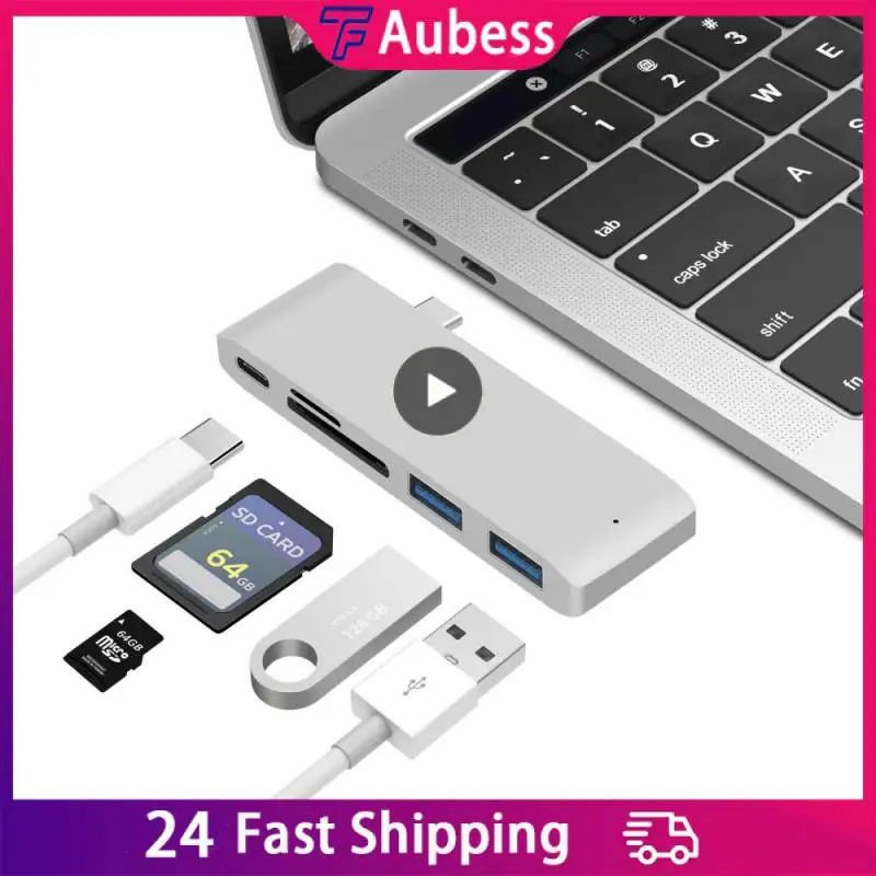 3.1 Type-C Hub To Adapter 4K Thunderbolt 3 Hub Usb C Con Hub 3.0 Tf Sd Reader Slot Pd Per Macbook Air 2020 M1 Chip