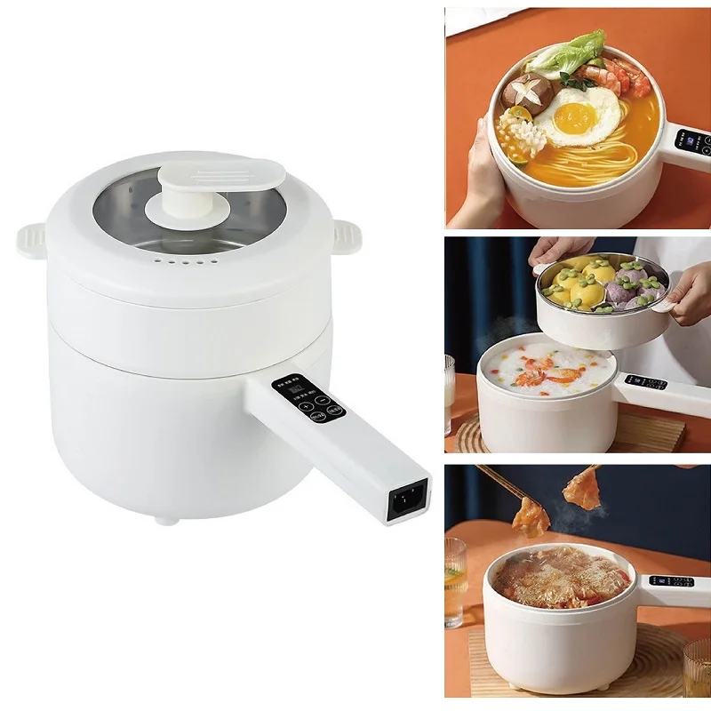 Pentola Elettrica Multifunzione Audecook 1,7L - Mini Fornello Portatile Per Cucina, Vaporiera, Antiaderente - Foto 9