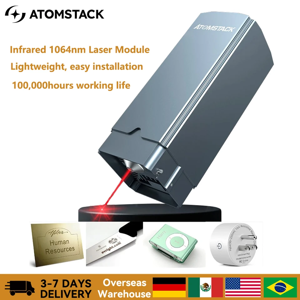 Atomstack R30 V2 1064nm 赤外線レーザーモジュール彫刻金属 Atomstack R30 V2 1064nm 赤外線レーザーモジュール彫刻金属