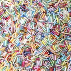 Vibrant Glass Seed Beads for Jewelry Crafting - 10g Pack (Mixed 3)