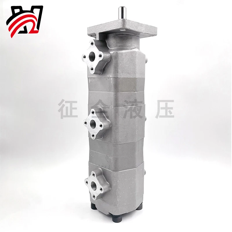 

Taiwan Xinhong Aluminum Materials Excavator Hydraulic Triple HGP Series Gear Pump HGP-222A-F*-F*-*R Factory Direct Supply